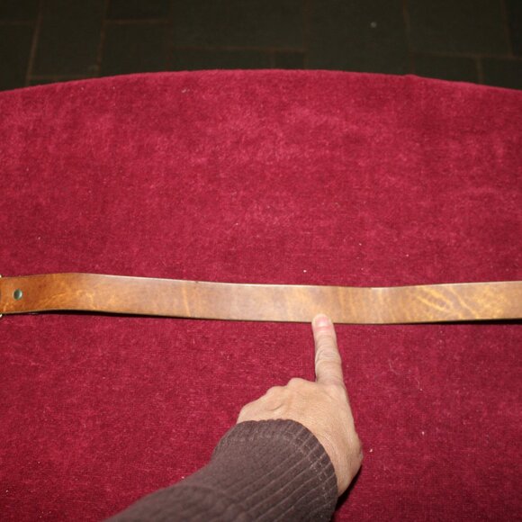 Vintage Faux Lether Belt with Cowboy Boot Buckle - Picture 4 of 4